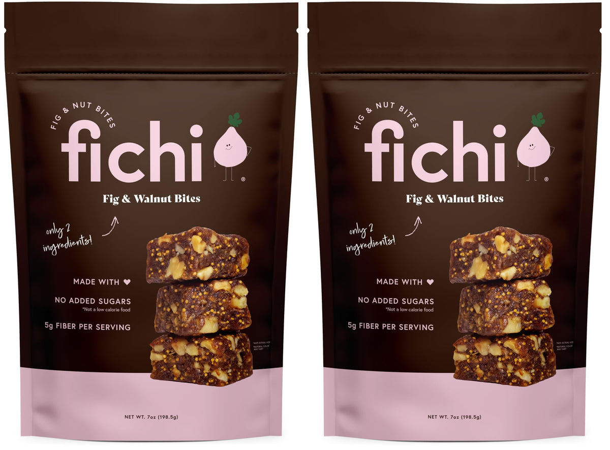 Fichi fig and nut bites packaged for convenient on-the-go snacking
