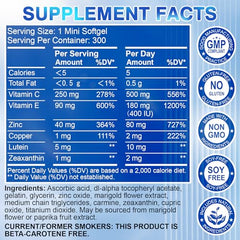 FIDERNIC AREDS2 daily dose shows two-softgel regimen for macular support.