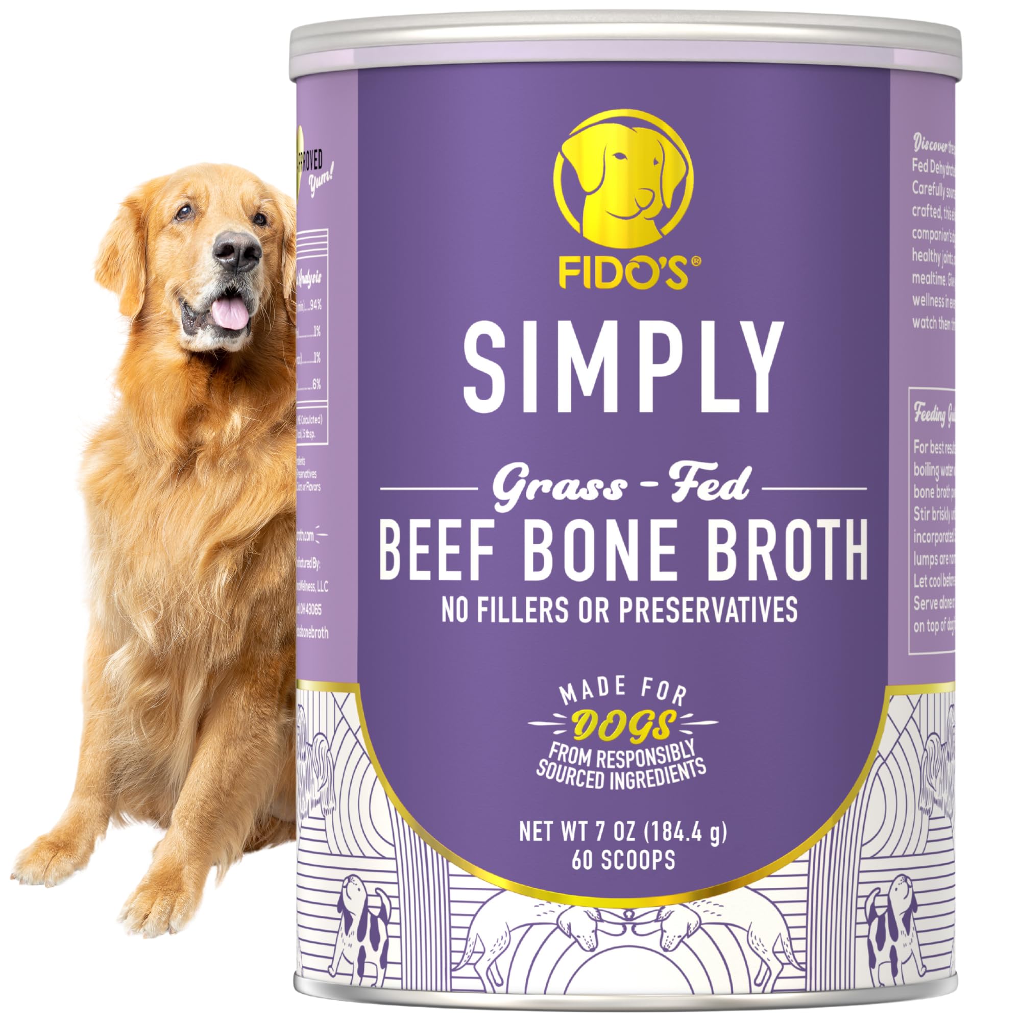 Picky-eater friendly bone broth treat from Fido's.