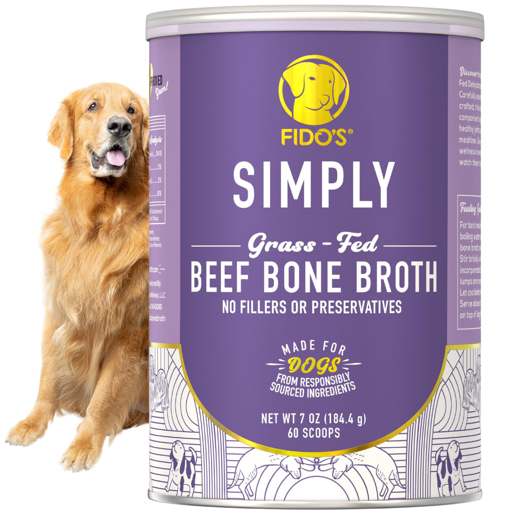 Picky-eater friendly bone broth treat from Fido's.