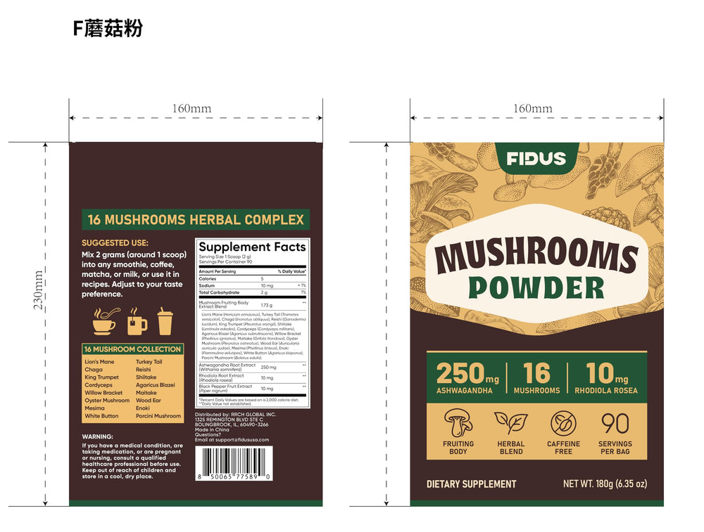 Fidus coffee-ready blend shown to mix easily into beverages.