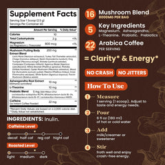 Fidus packaging highlights 8000mg blend and dual-extracted mushrooms