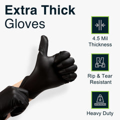 FifthPulse extra thick 4.5 mil nitrile gloves for rugged tasks