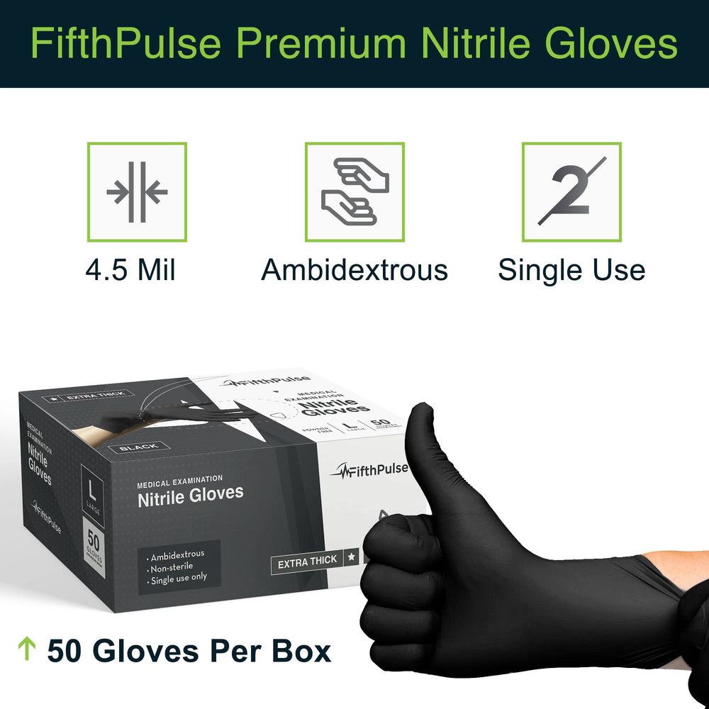 FifthPulse food-safe nitrile gloves for kitchen prep