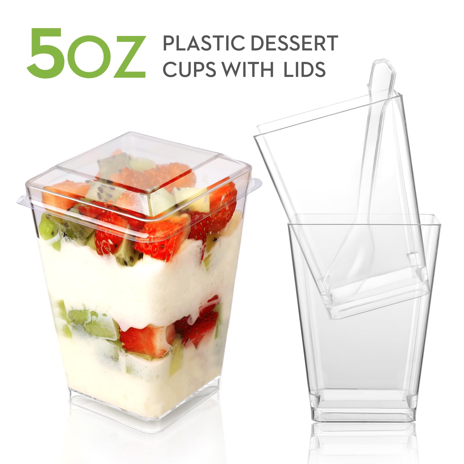 FIFWVGP parfait cups 5oz ideal for layered desserts