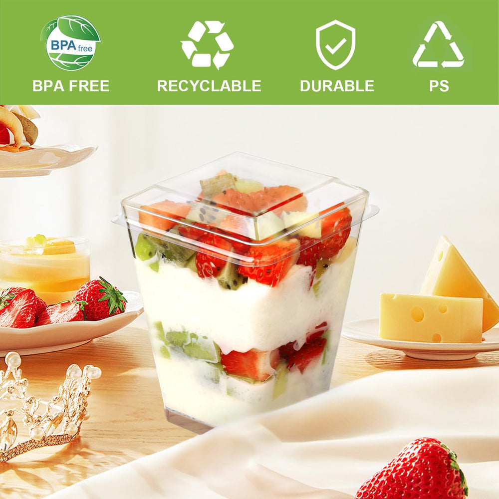 FIFWVGP party dessert cups 60pc set for easy hosting