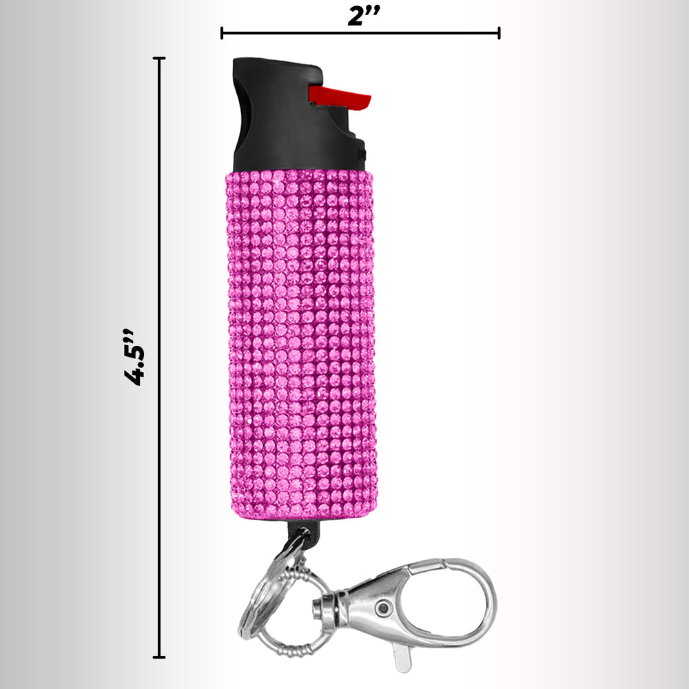 FIGHTSENSE pink bling color variant for stylish personal safety gear