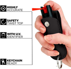 FIGHTSENSE UV marking dye aids post-use identification.