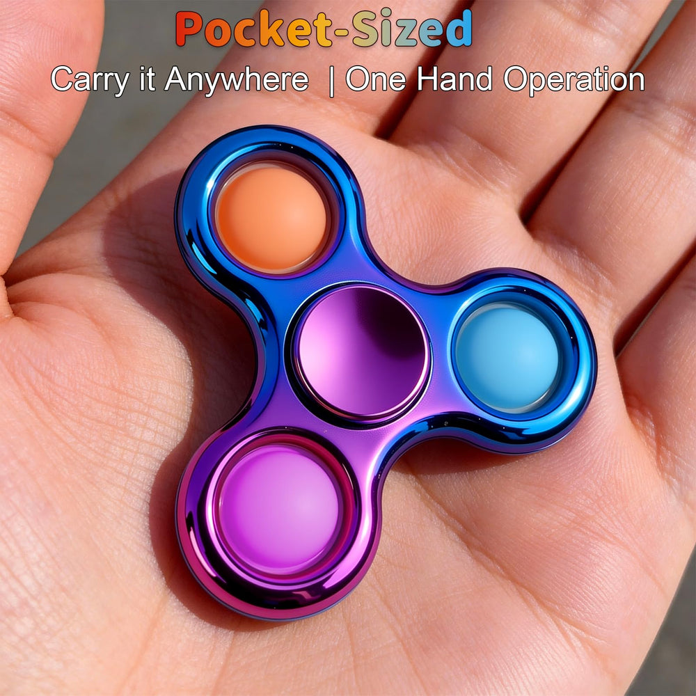 Figrol silicone material spinner closeup highlights durability and soft touch.