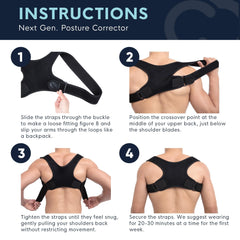Figure-eight strap design enables solo wear and easy adjustments.
