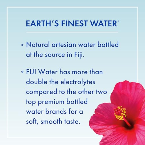 FIJI artesian water 500ml bottle chilling in fridge ready to sip.