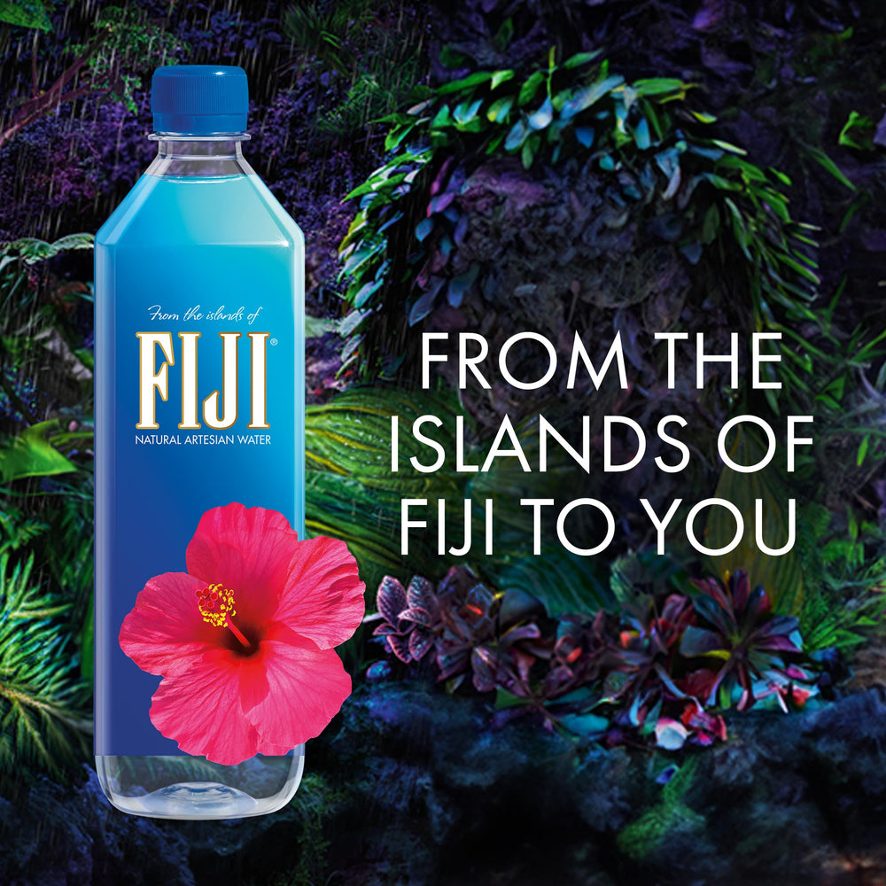 FIJI Water soft, smooth taste ideal for everyday hydration.