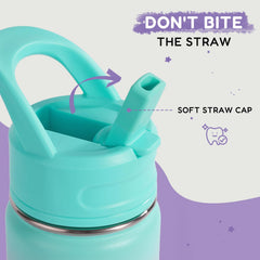 Fijinhom toddler water bottle with straw, easy for little hands on the go