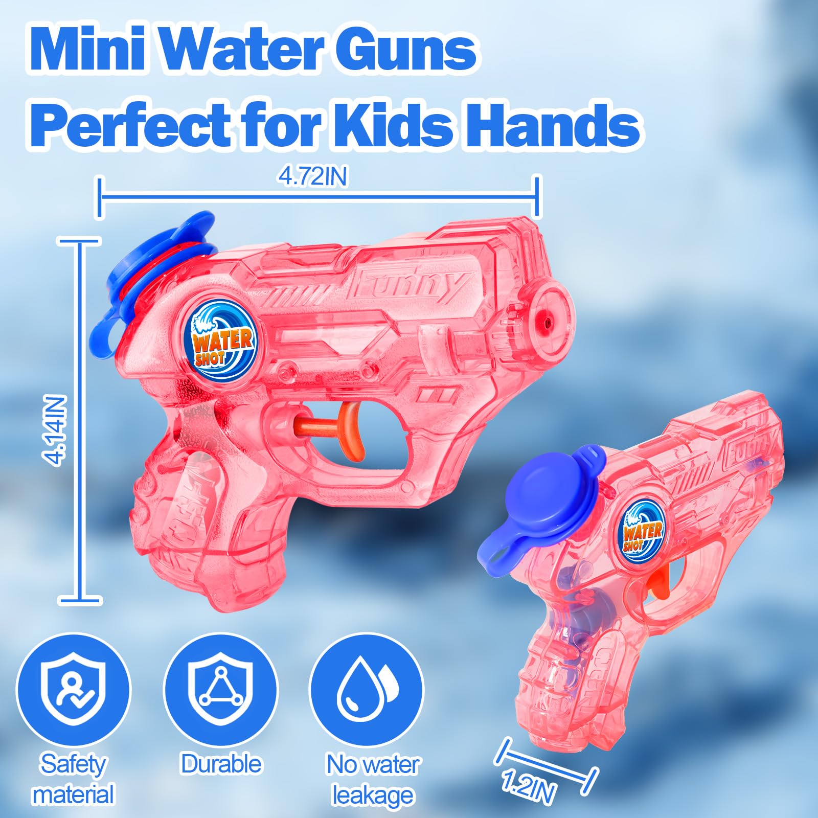 FIKAMD water gun bright colors for kid-friendly outdoor battles