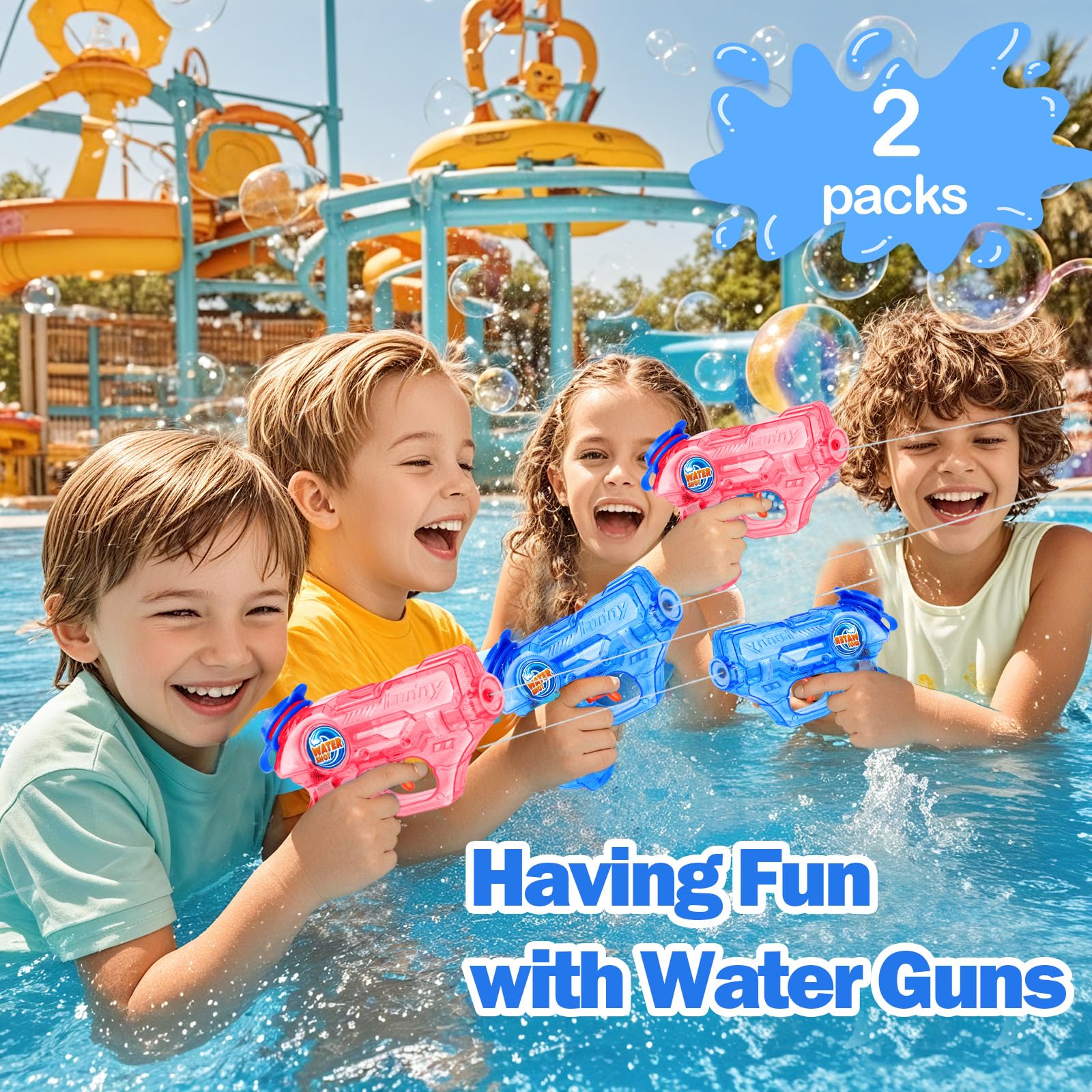 FIKAMD water gun range up to 20–23 feet for active play