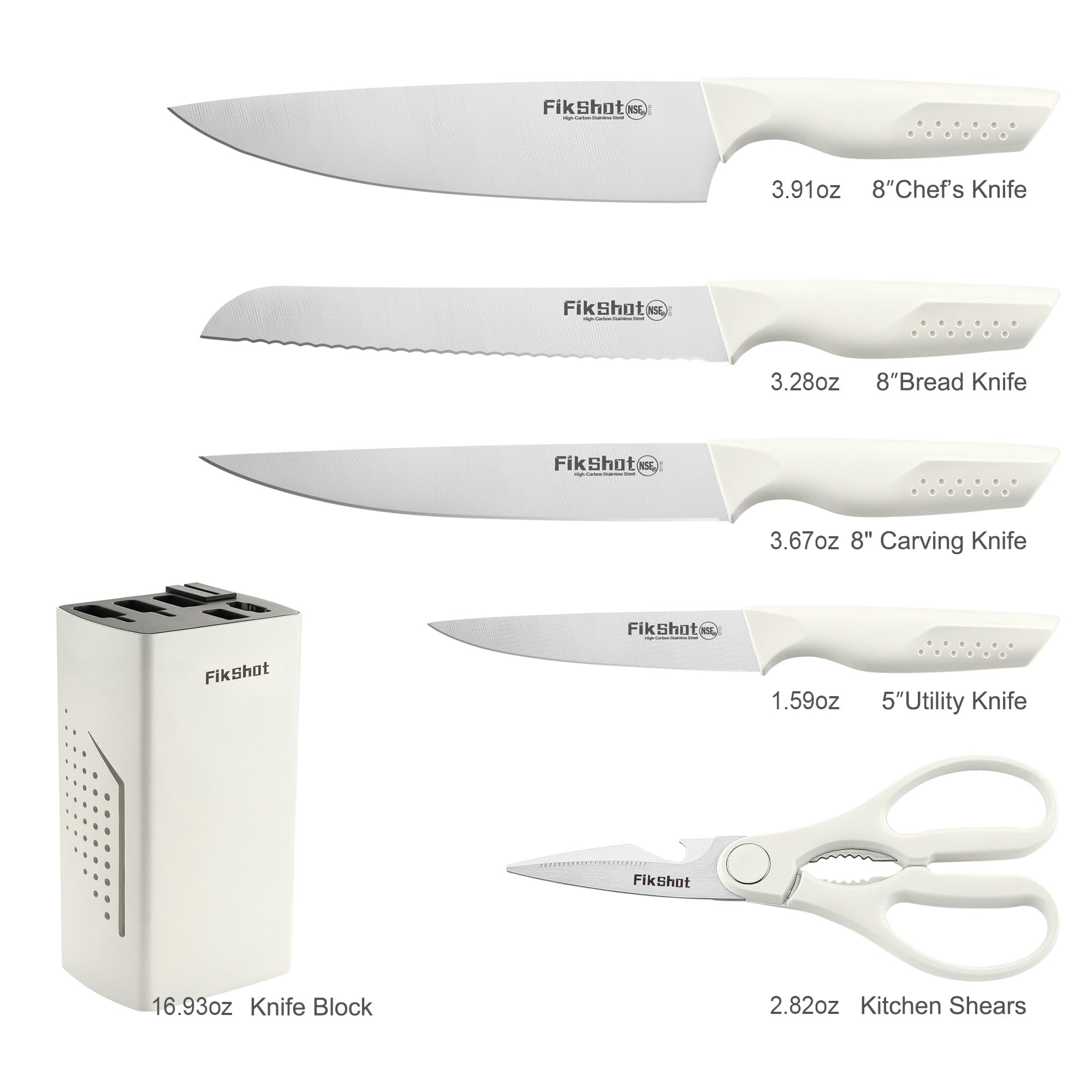 FikShot knife block is dishwasher safe and easy to clean