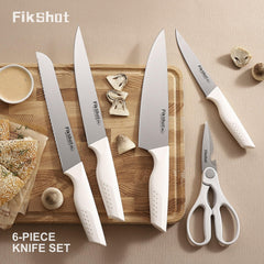 FikShot serrated bread knife for clean, even slices
