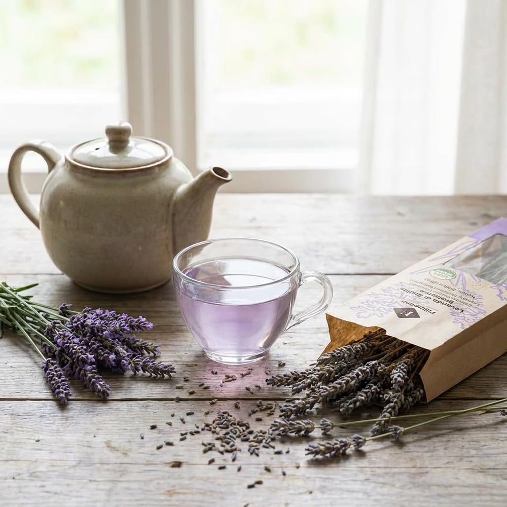 Filippone USDA Organic certification label on lavender product.