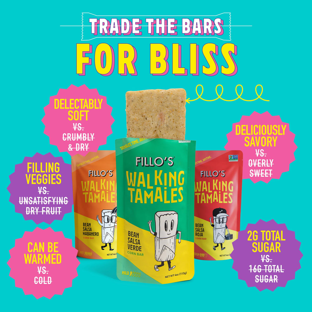 Fillos tamales microwavable pouches for quick meals in minutes.