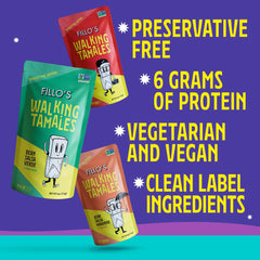 Fillos tamales salsa roja pack with bold flavor ideal for quick lunches.