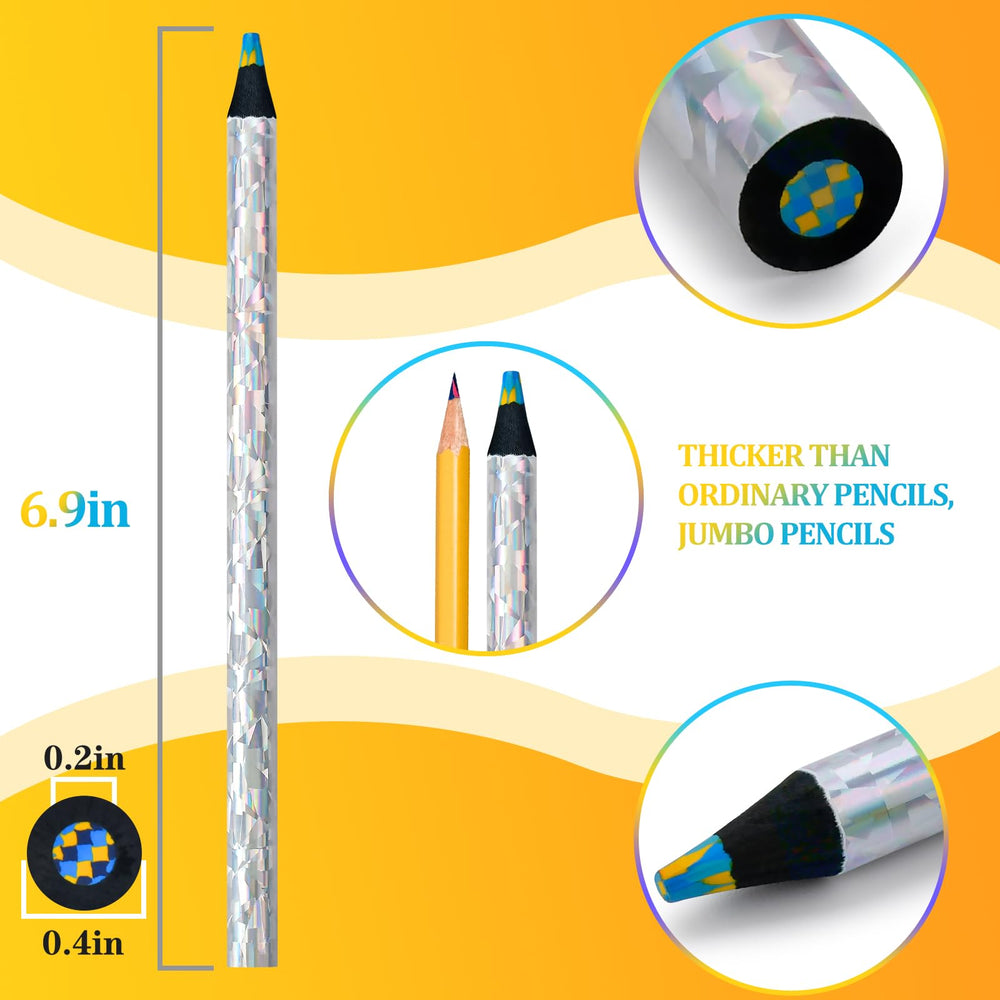 FilmHOO pencil caps close-up showing cute animals for easy color differentiation.