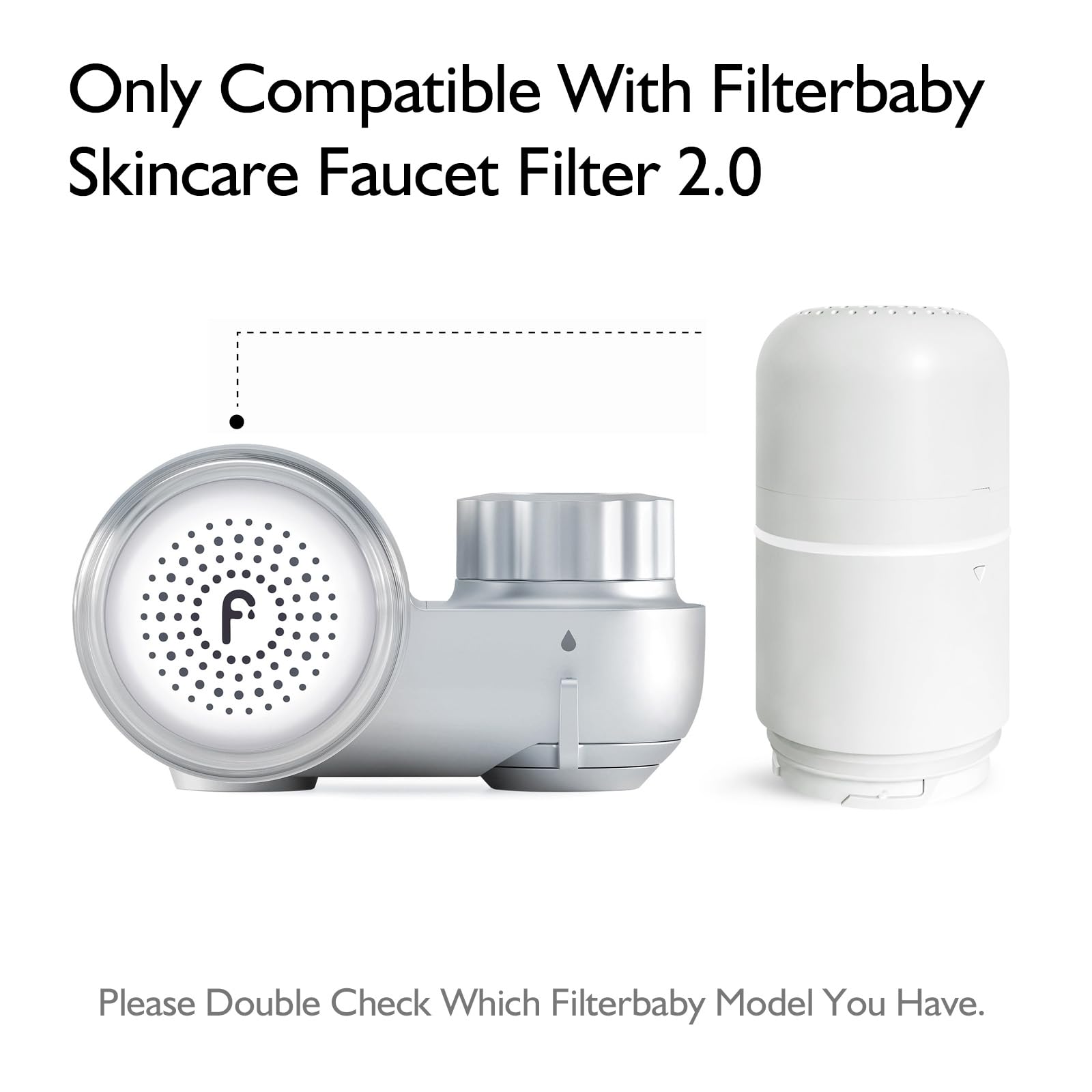 Filterbaby Skincare Filter 2.0 water pour demonstrating clean flow for skincare.