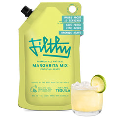 Filthy Food margarita mix 32oz pouch ready for easy, restaurant-quality cocktails at home