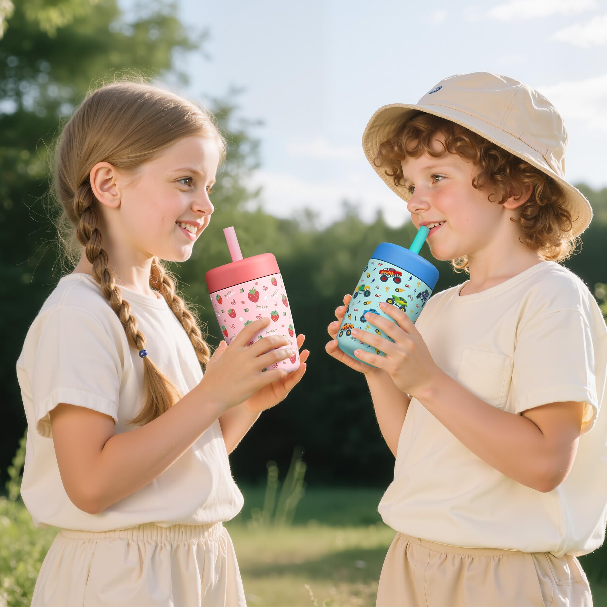 Fimibuke 12-hour cold, 4-hour hot insulation supports on-the-go use.