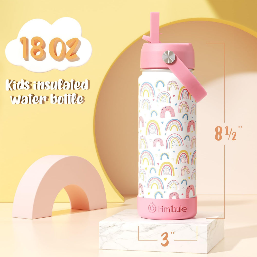 Fimibuke Kids insulated bottle in mermaid pattern encourages hydration