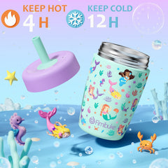 Fimibuke soft silicone straw provides gentle sipping for little mouths.