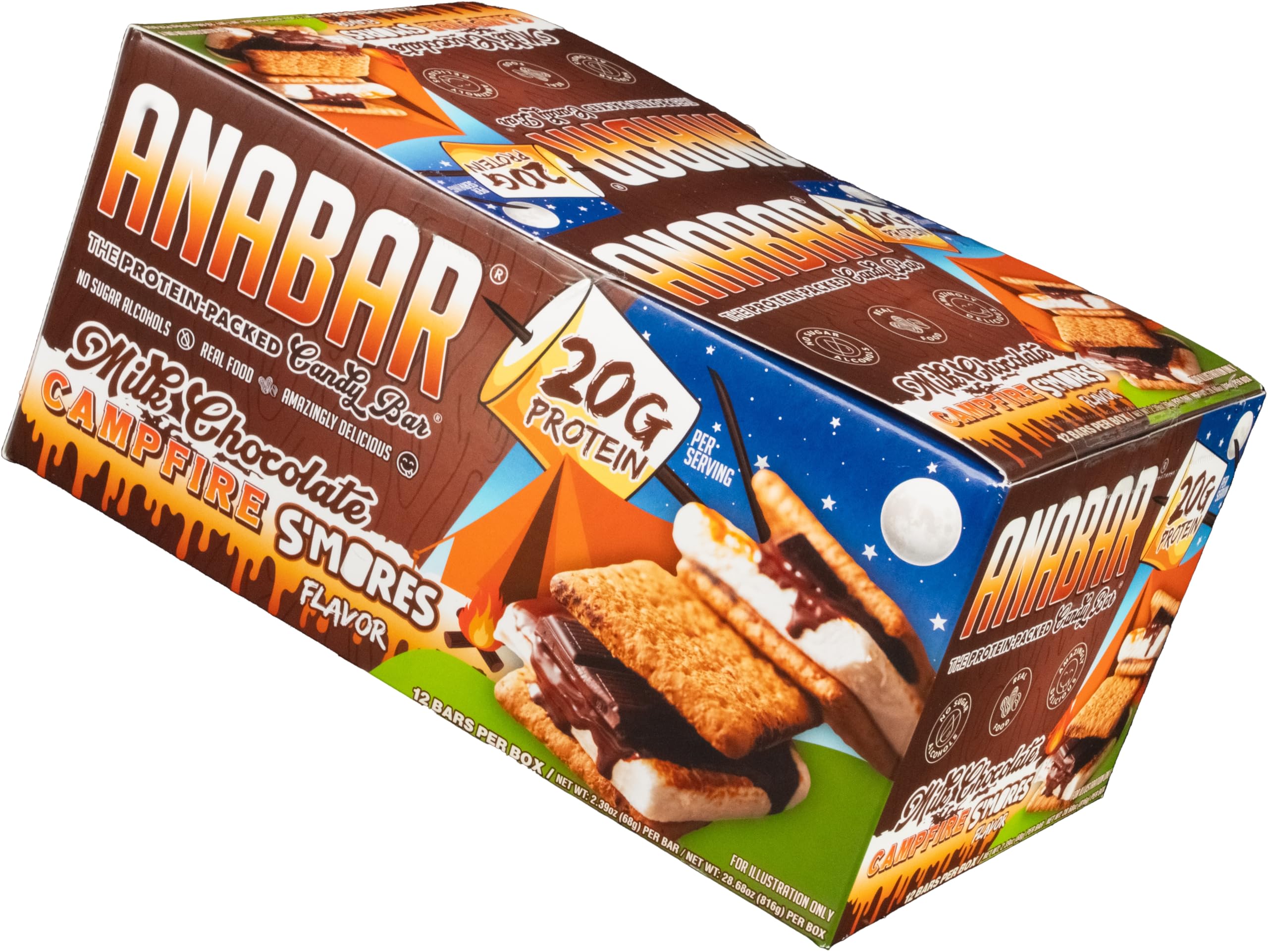 Hands holding an Anabar bar, a compact protein snack.