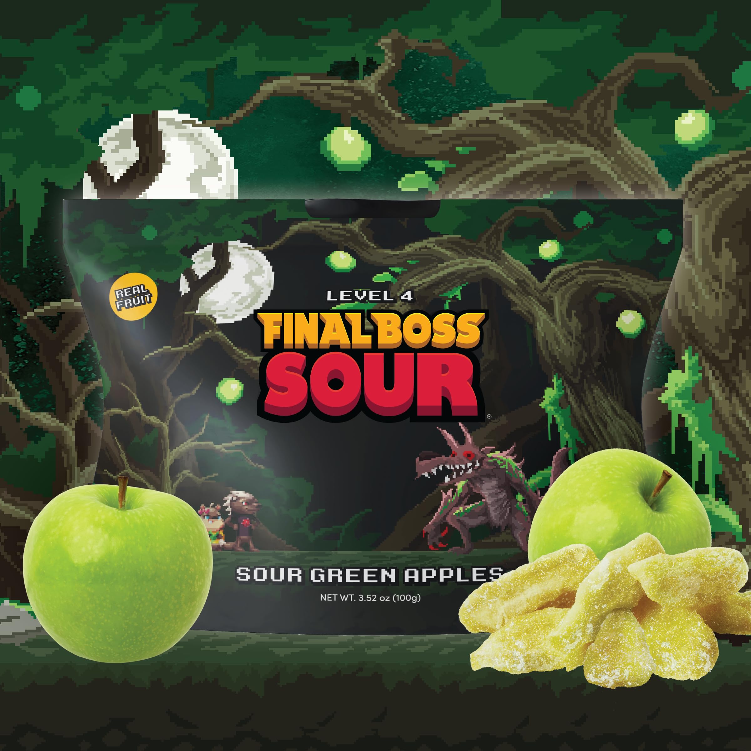 Final Boss low-calorie snack pack ideal for guilt-free on-the-go munching.