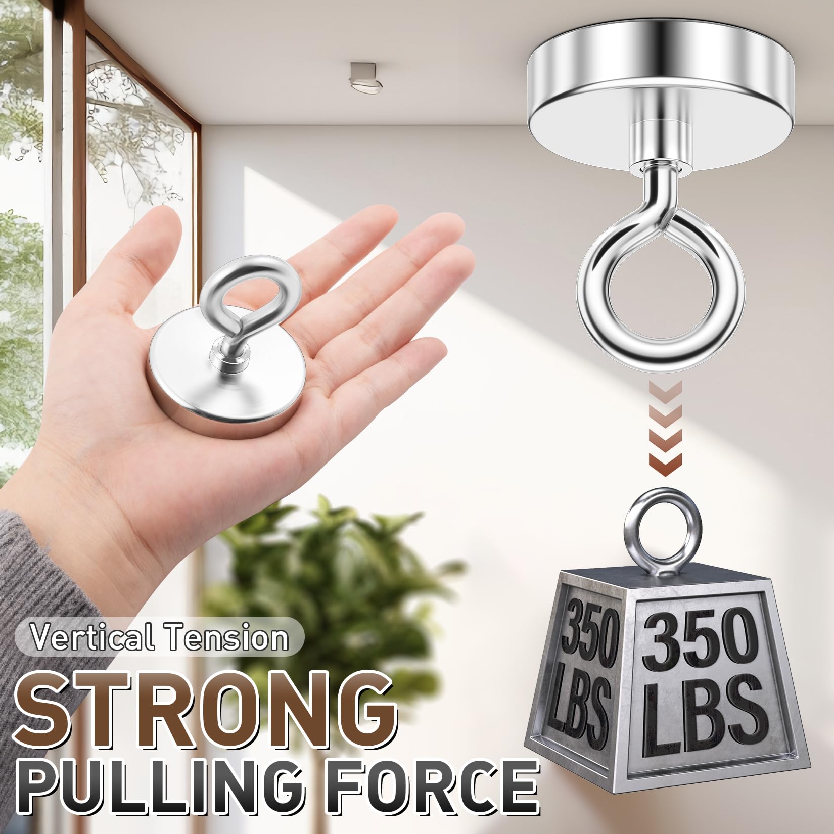 FindMAG outdoor-hanging-decor-use ideal for planters and lights.