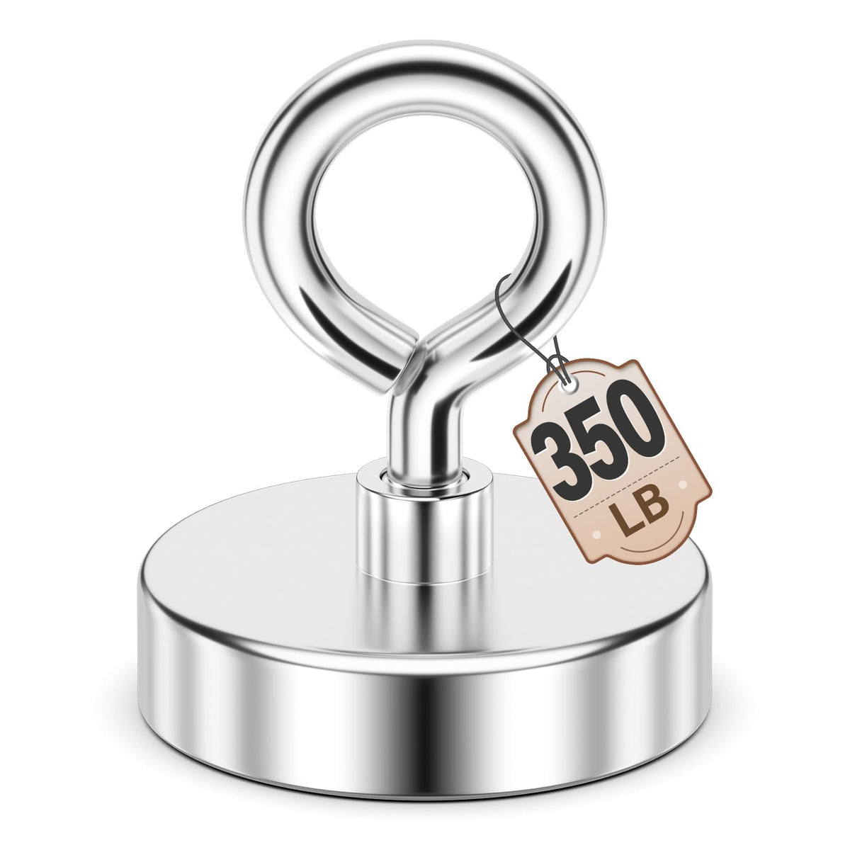 FindMAG strong magnet with 350 lb pull for reliable metal retrieval.