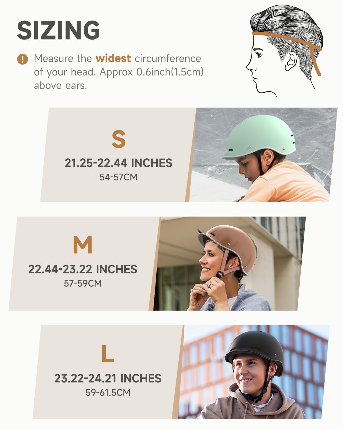 Findway Pro Bike Helmet durable ABS shell and EPS foam for everyday use