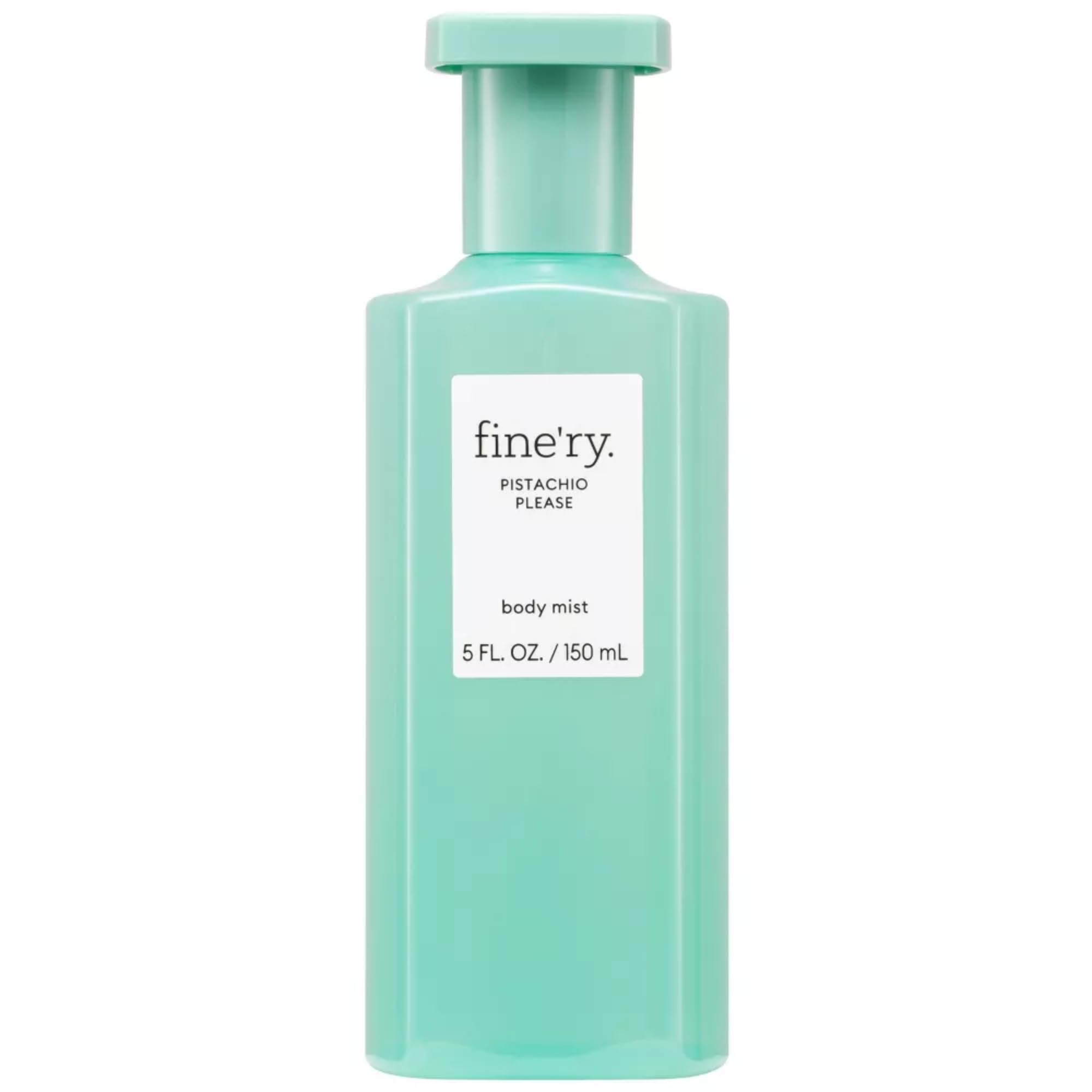Fine'ry Pistachio Please bottle with vanilla mist for daily scent layering.