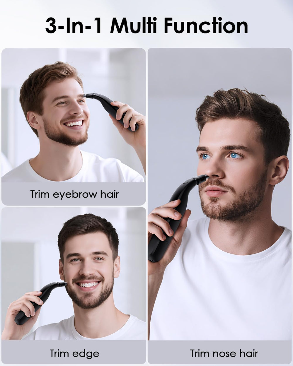 FINETCH easy-clean pores let you rinse off hair without disassembly.