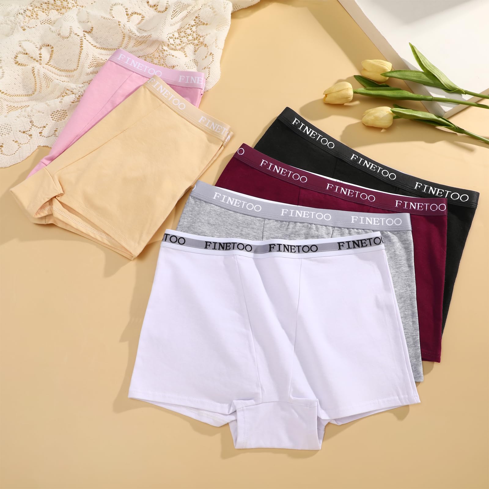 FINETOO daily wear underwear ideal under jeans and skirts for smooth lines.