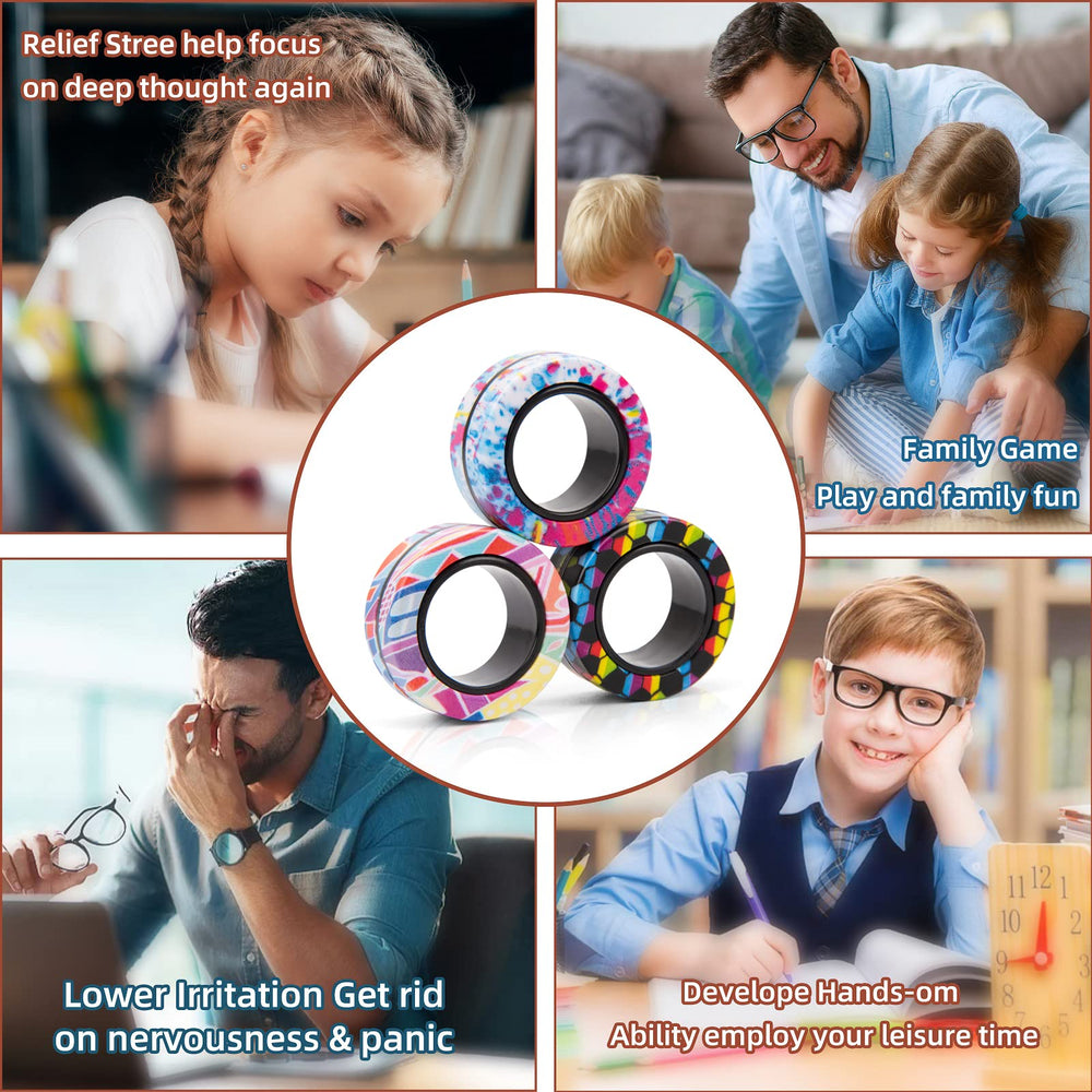 Finger Rock Easter gift teen-friendly rings in bright colors for teens