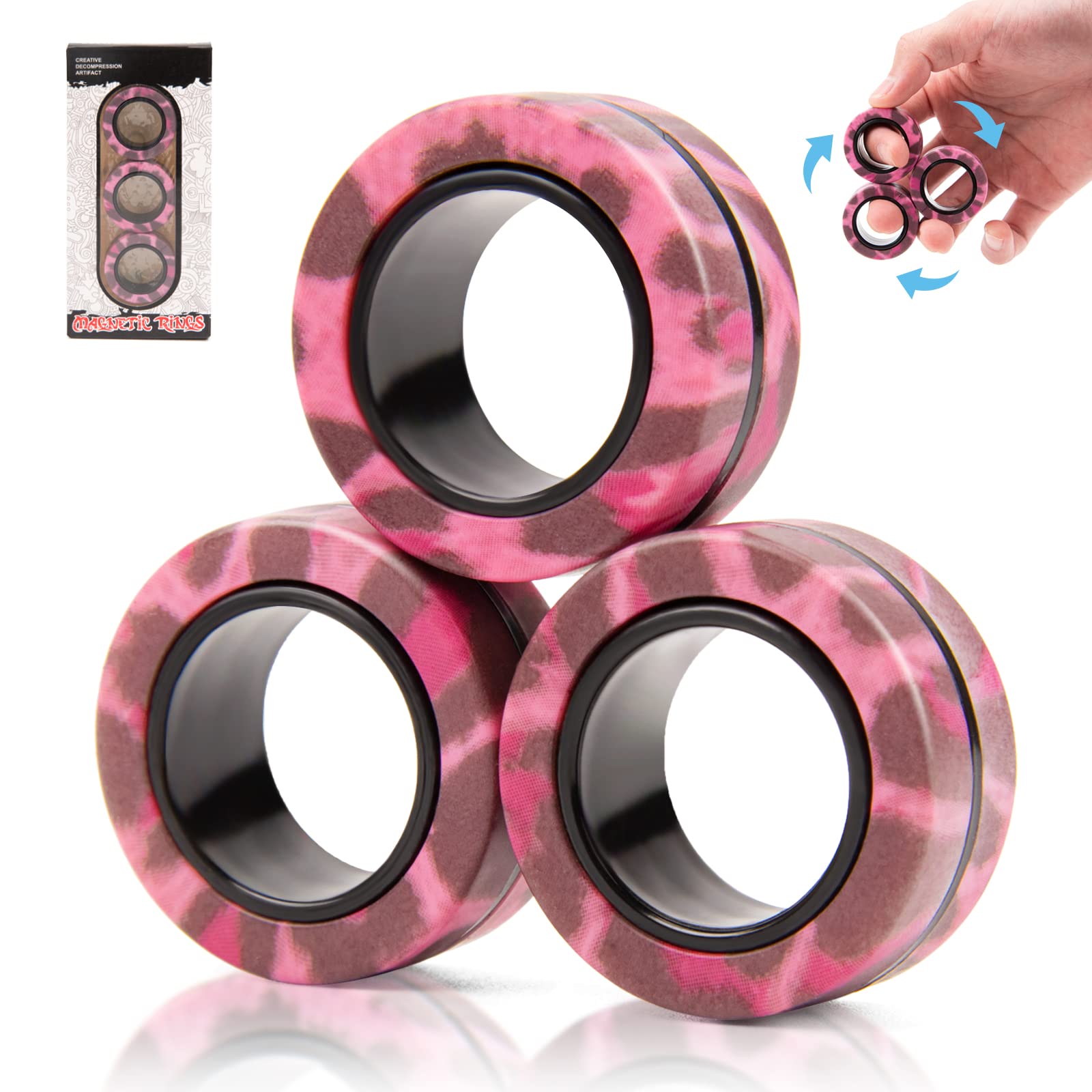 Finger Rock magnetic ring close-up showing smooth surface and durable construction for daily use.