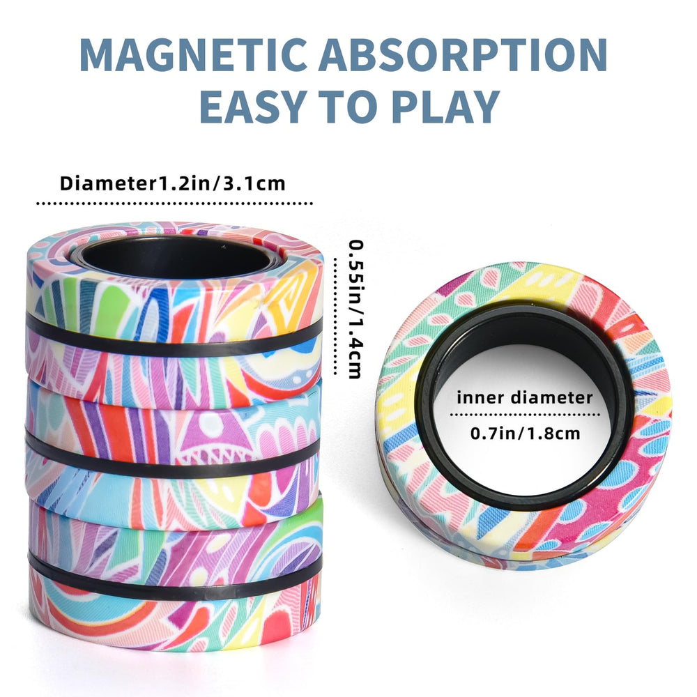 Finger Rock magnetic rings in action demonstrate quick rotation for focus.