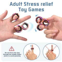 Finger Rock pocket-size ring toy for travel and daily use