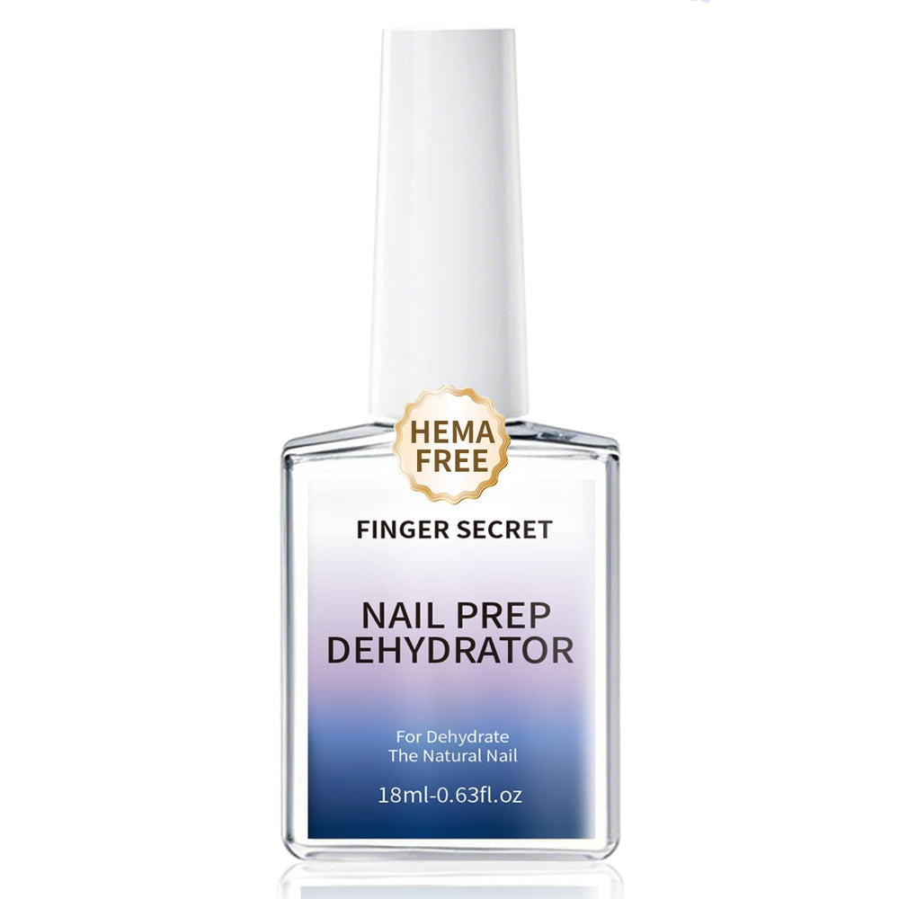 Finger Secret Nail Dehydrator bottle front showing fast-drying prep for nails.