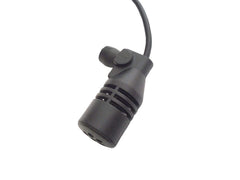 FingerLakes dash-mount clip and foam filter for stable vocal pickup and wind noise reduction.