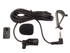 FingerLakes microphone assembly with 3-5mm connector for car radios improves voice clarity.