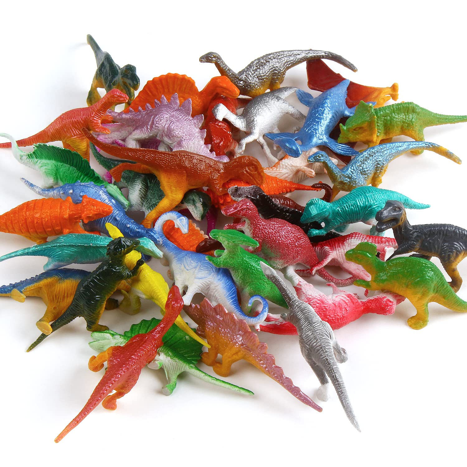 FINGOOO dinosaur figures ideal as cupcake toppers for festive treats