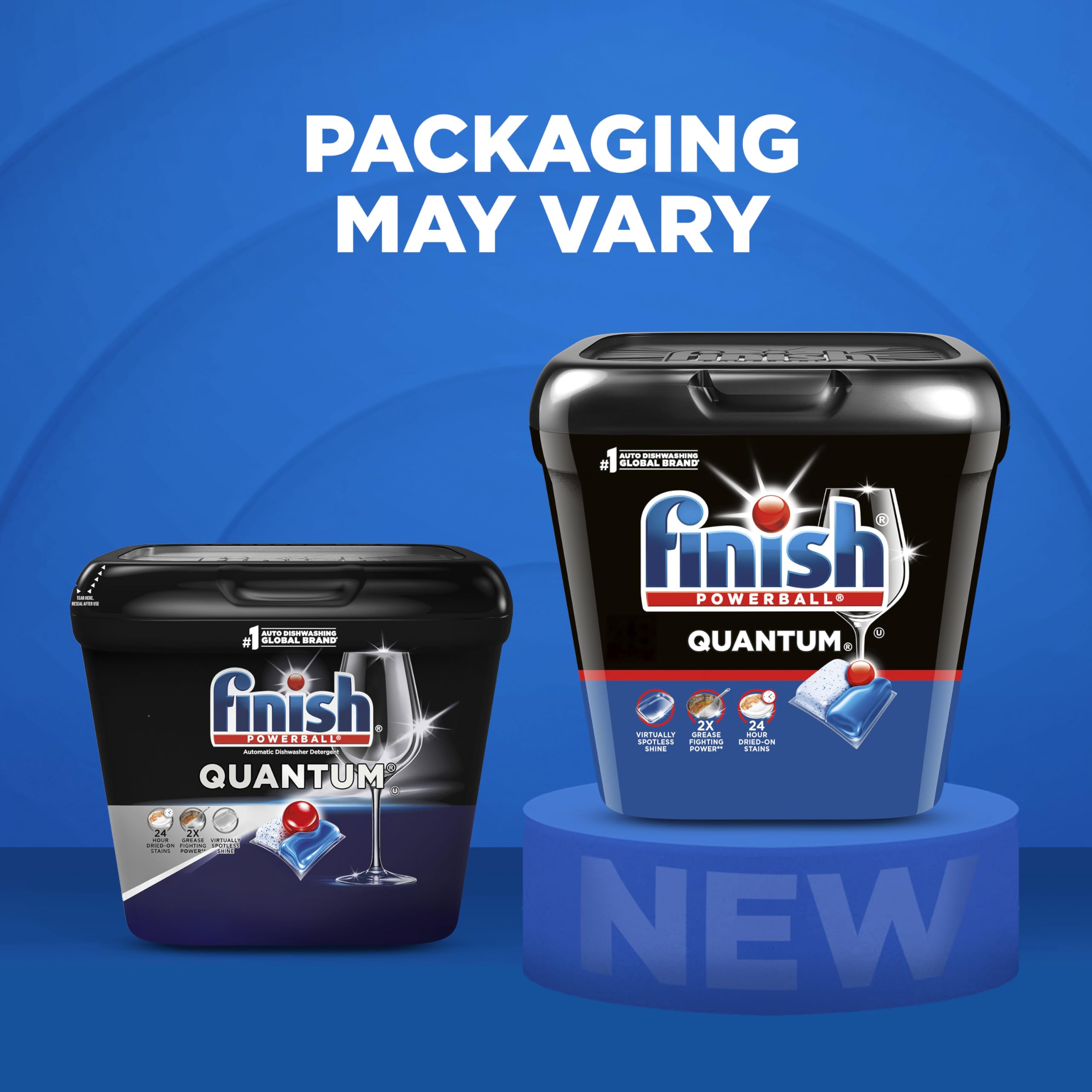 Finish Quantum resealable packaging keeps moisture out.