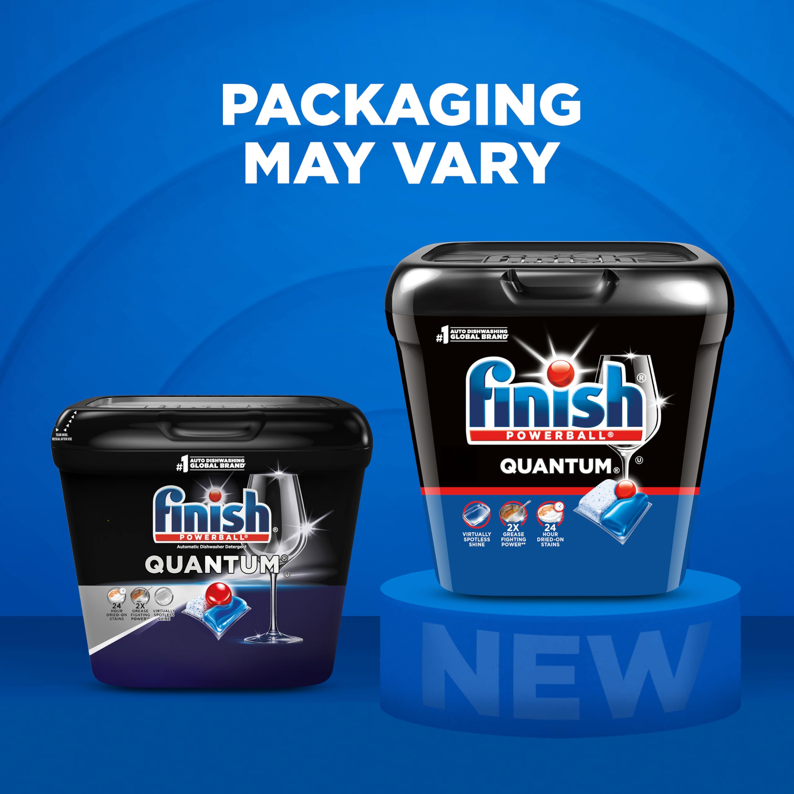 No pre-rinse needed with Finish Quantum for faster dishwashing