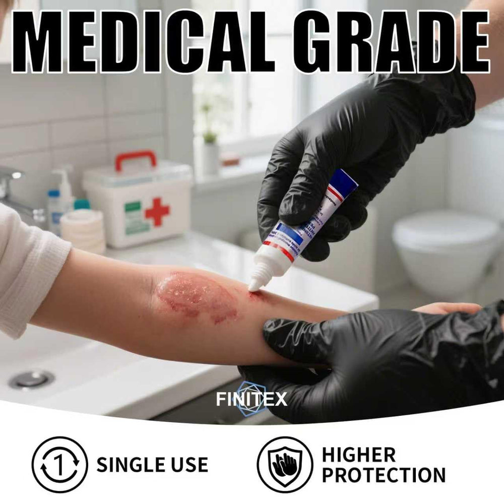 FINITEX gloves ideal for tattooing or beauty tasks with reliable protection.