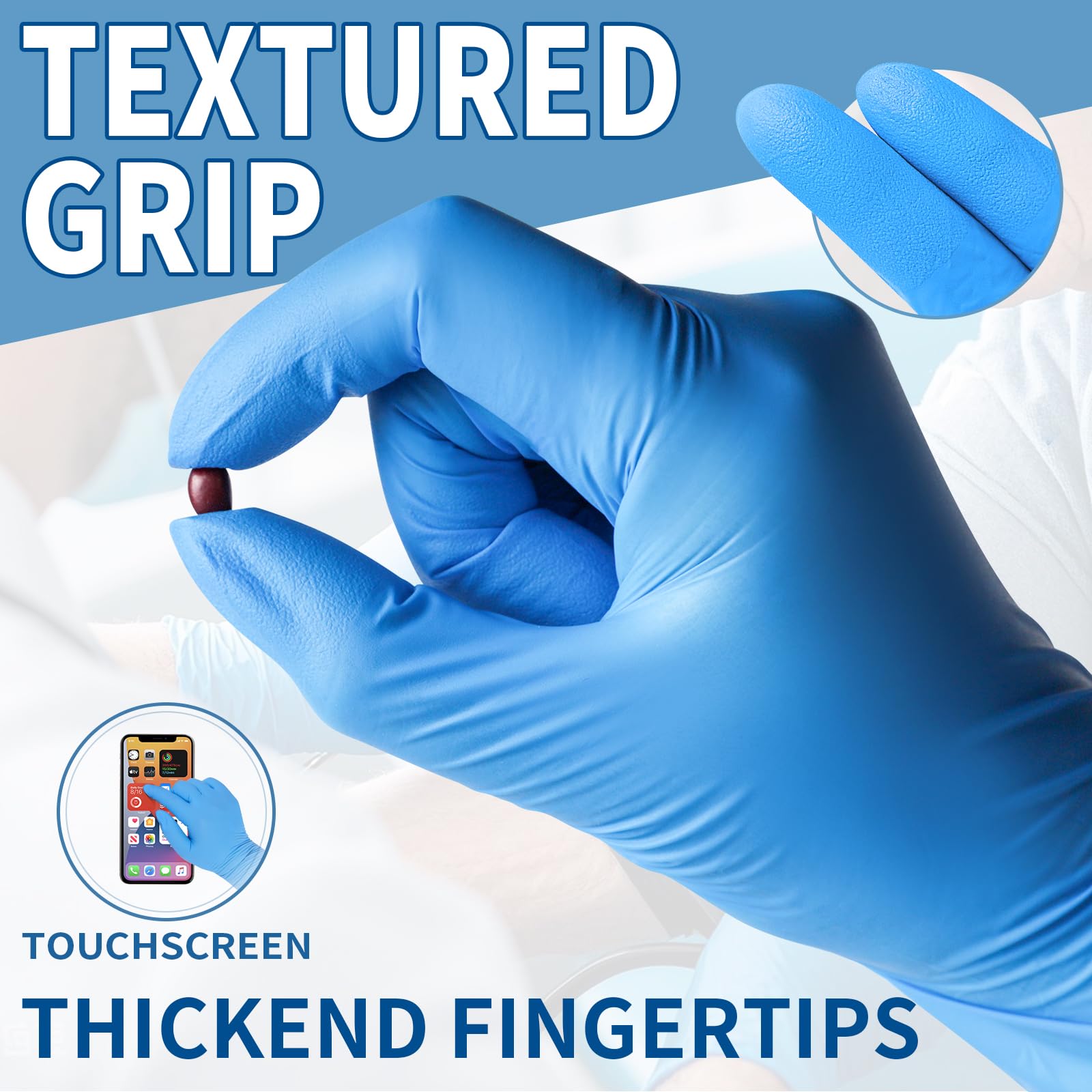 FINITEX gloves touchscreen-compatible for convenient use on the go.